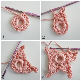 Crochet Star Garland - free pattern