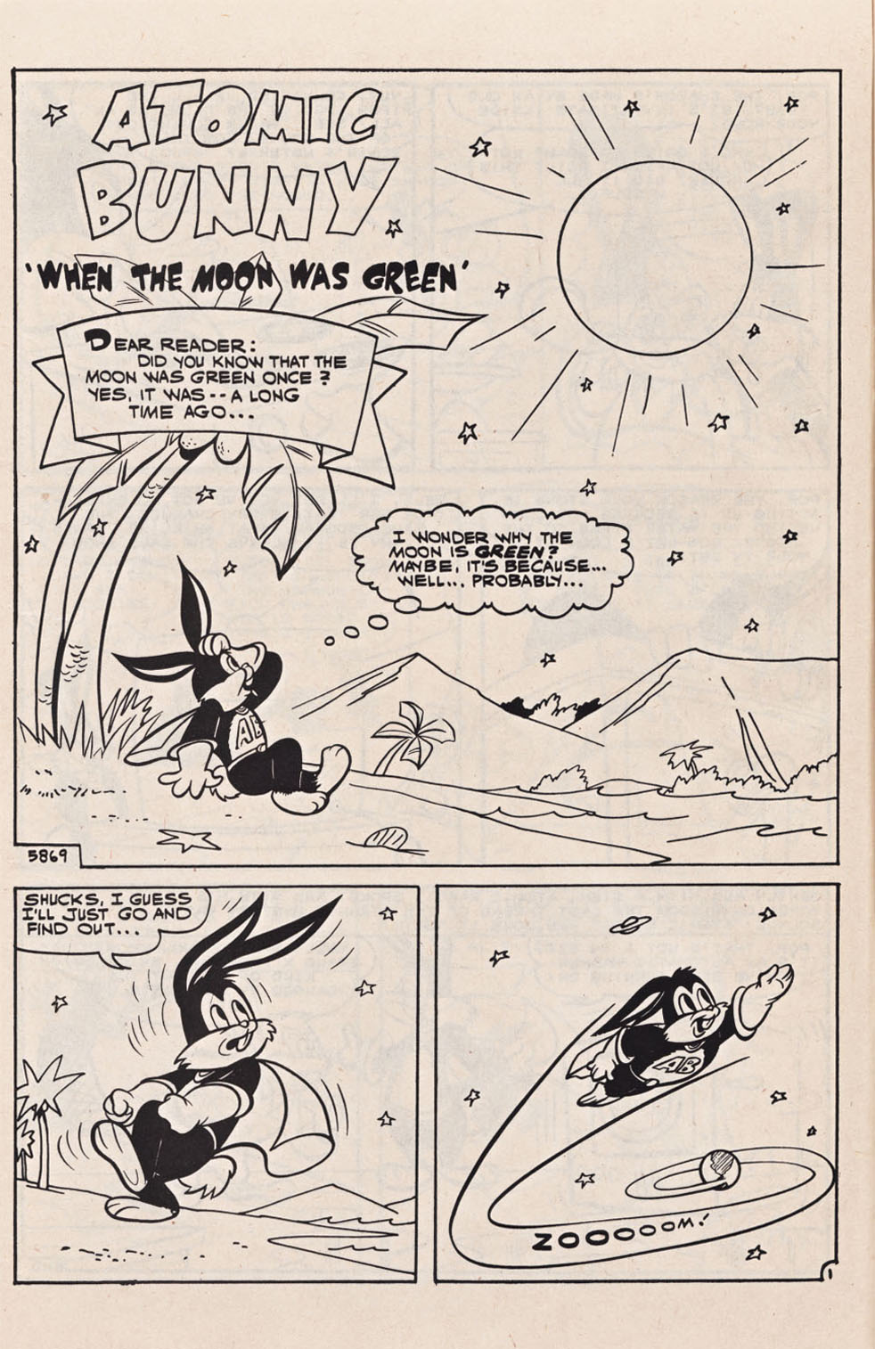 Old-fashioned Comics: Atomic Rabbit & Friends 001 (1996) One shot ...