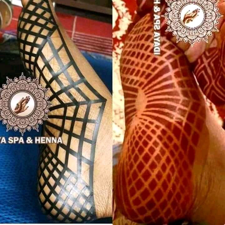 50 Beautiful Henna Designs and sellotape design cutting For the