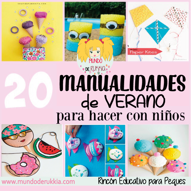  Manualidades de verano para hacer con niños