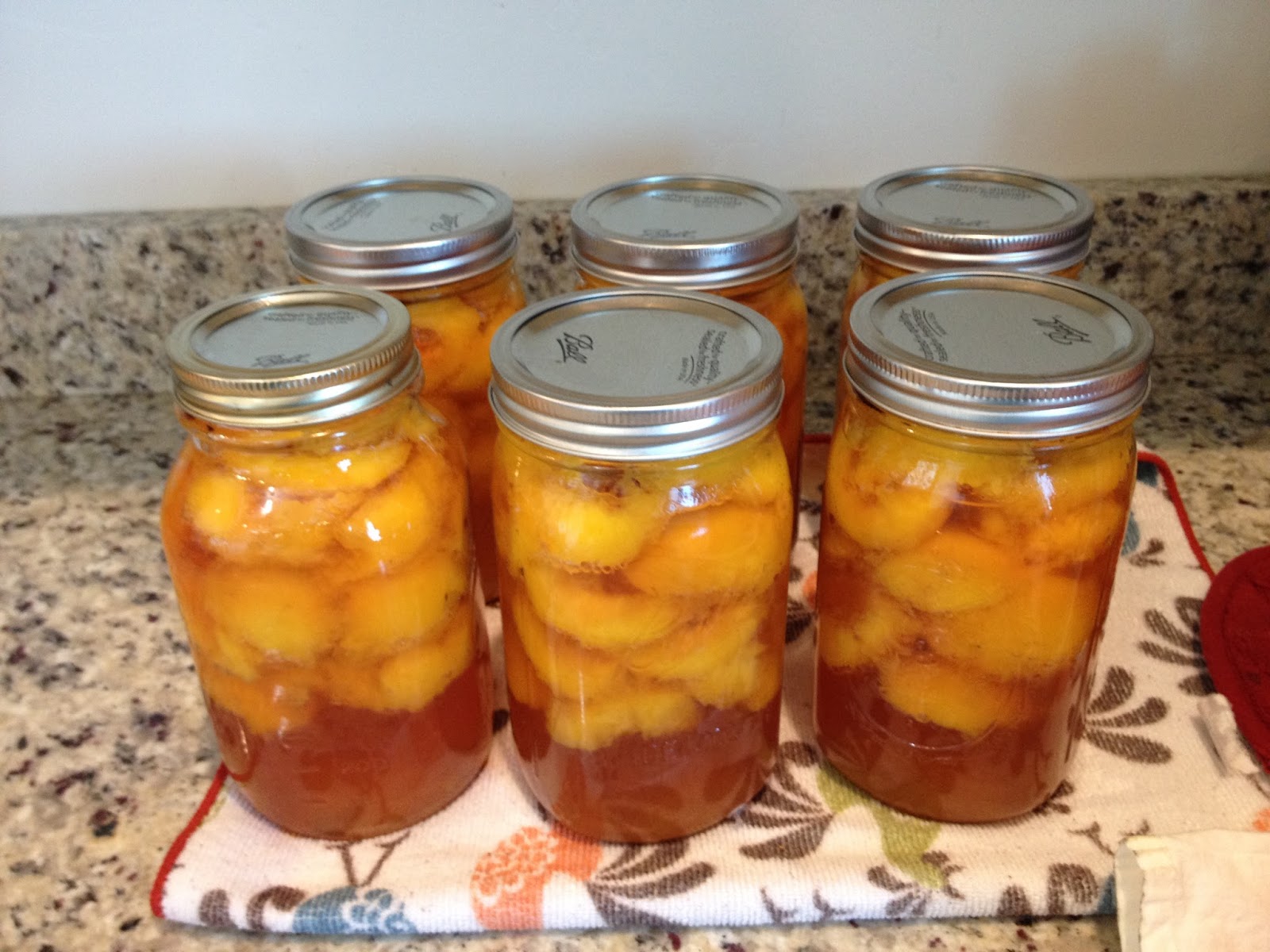 Our Simply Beautiful Life Canned peaches with no sugar!