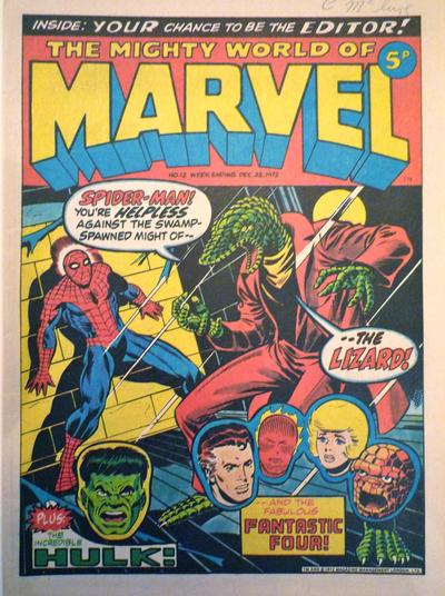 Mighty World of Marvel #12, Jim Starlin cover