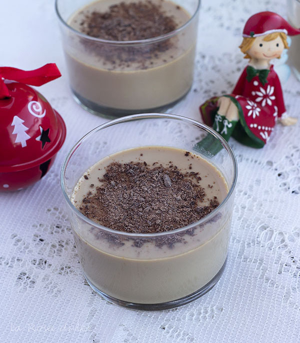 Panna cotta de café #singluten #sinlactosa #navidad