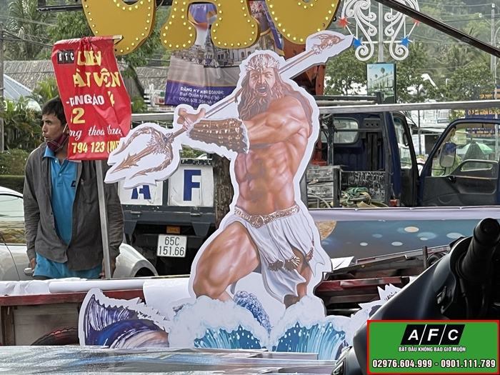 Thi công Biển quảng cáo in 3D ngoài trời tại Phú Quốc