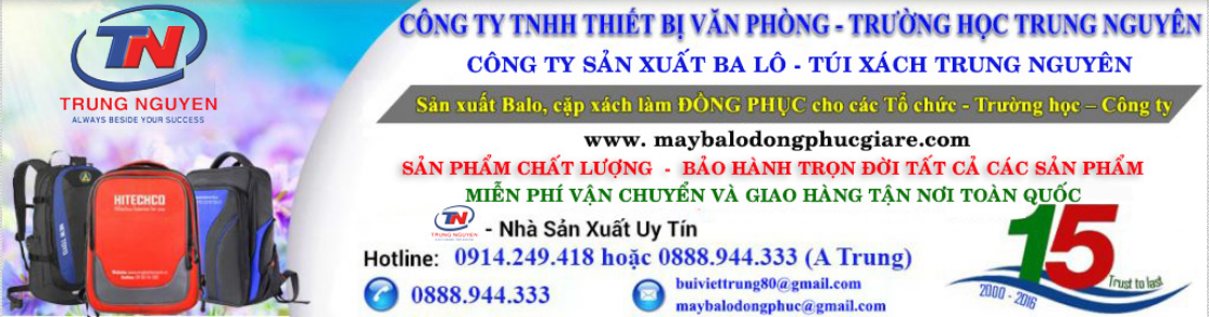 may balo quà tặng theo yêu cầu. May Balo – Túi xách – Đồng Phục giá rẻ nhất chỉ 65K.