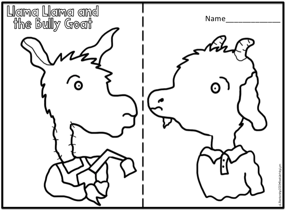 Llama Llama Bully Goat Coloring Pages Coloring Pages