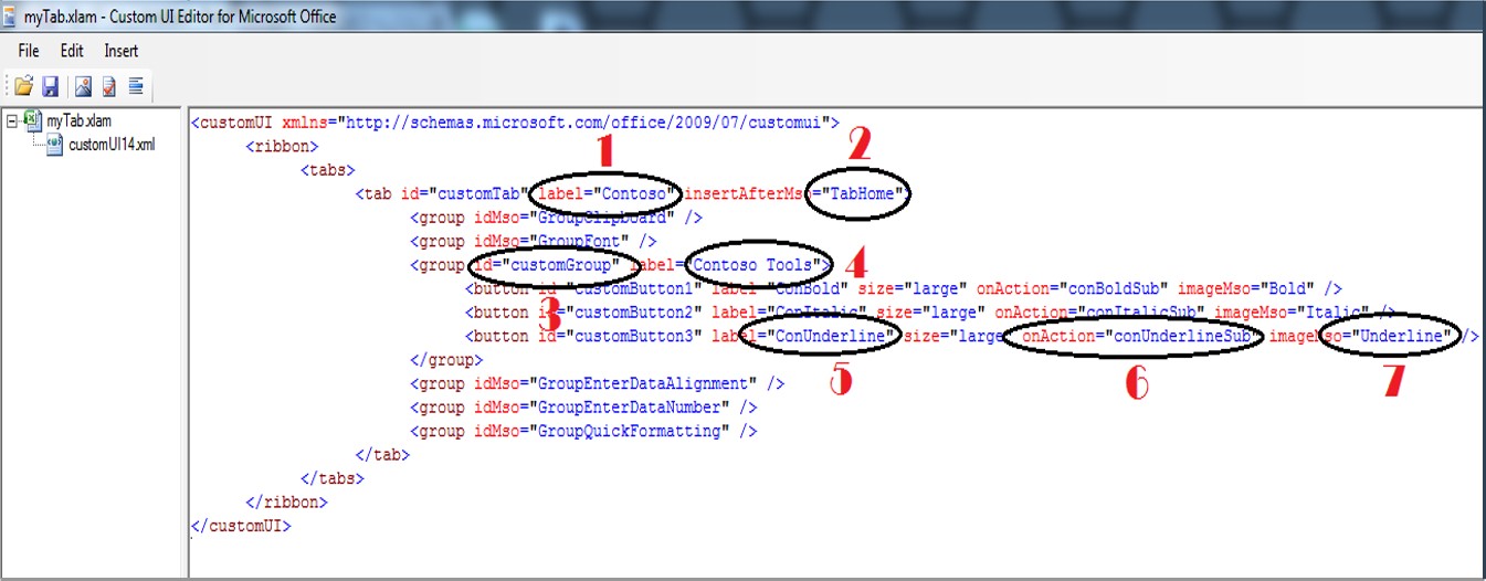 Bài 4 Dùng Office Custom UI Editor tạo thêm tab trên Ribbon trong