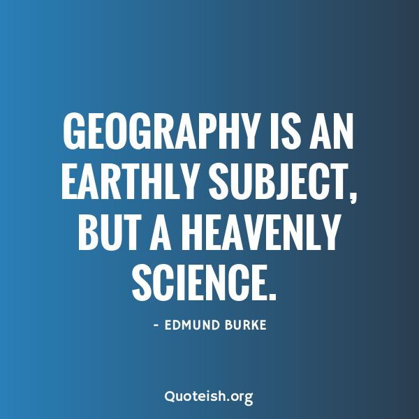 geography quotes for personal statement