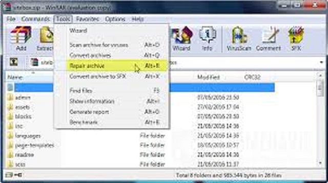 Cara Mengatasi Winrar Diagnostic Message 2021 Cara1001