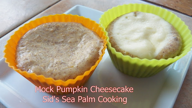 Baked Mock Pumpkin Cheesecakes