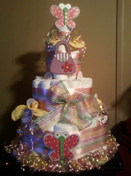 Large Butterfly pastel themed for any sweet baby girl