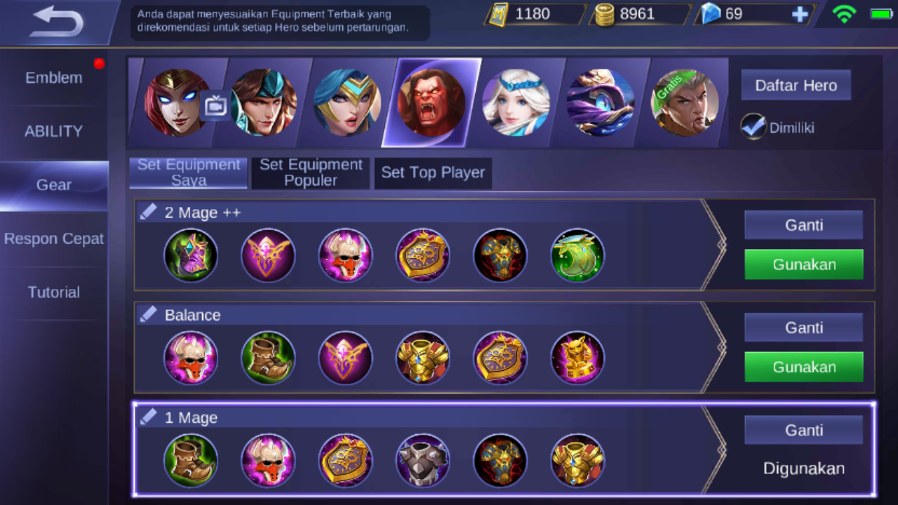 Build Balmond Semi Tank Terbaik