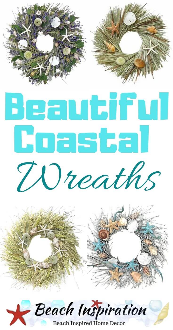 18 Coastal Christmas Wreaths For Front Door