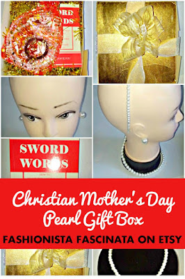 Christian Woman Pearl Gift Box from Etsy Seller Fashionista Fascinata