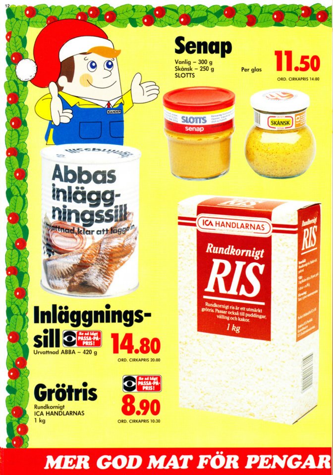 Nostalgorama Julmatsreklam från ICA på 1980talet