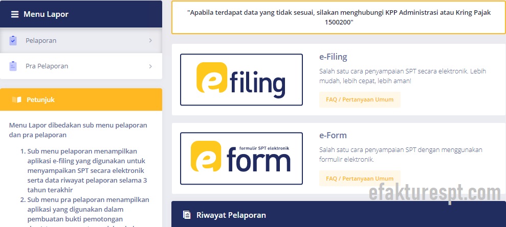 Cara Lapor Spt Masa Saat Pandemi Corona Efaktur Dan Espt