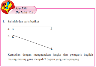 Jawaban Ayo Kita Berlatih 7.2 Bab 7 Halaman 129 Kelas 7 (Garis Dan Sudut)