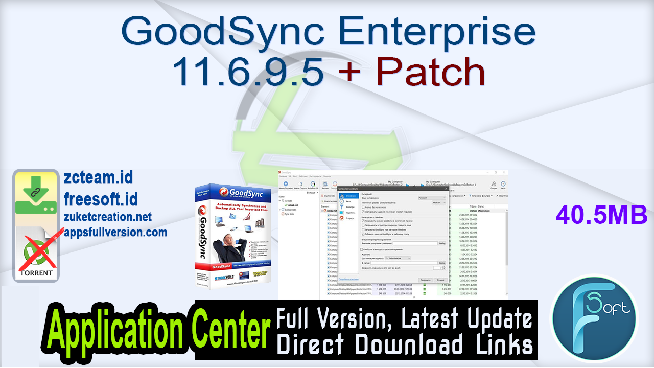 GoodSync Enterprise 11.6.9.5 + Patch_ ZcTeam.id