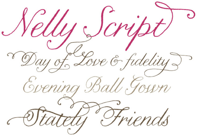 script font