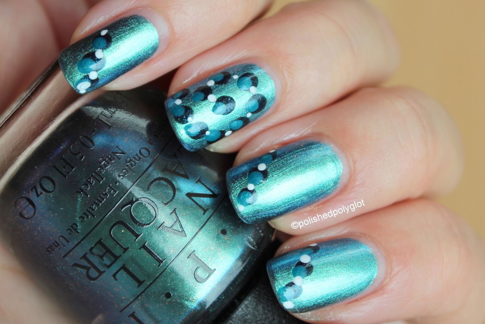 Teal and Black Nail Designs - wide 5