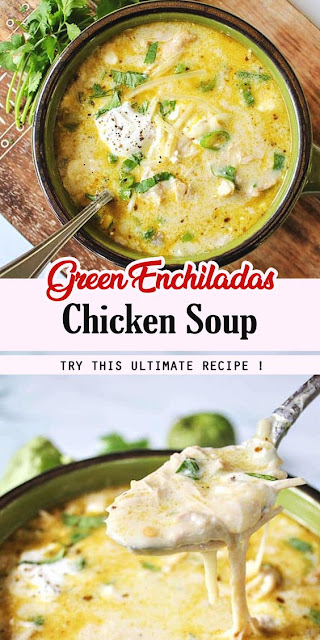 Green Enchiladas Chicken Soup 