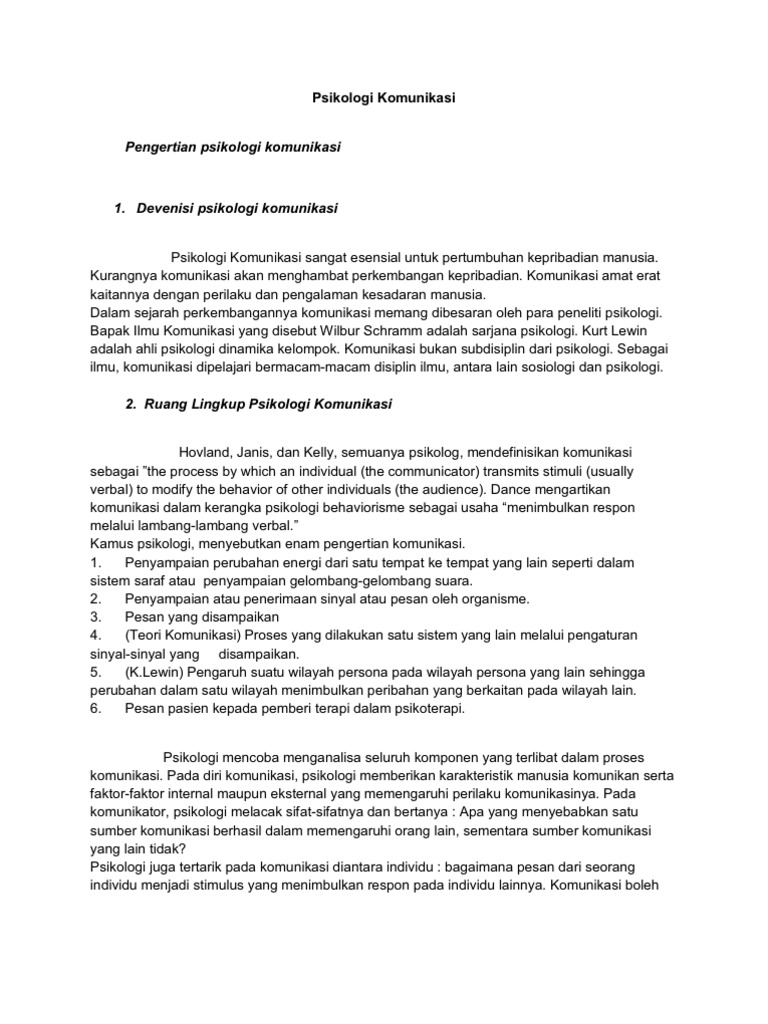 pengertian komunikasi menurut para ahli wood scribd indo