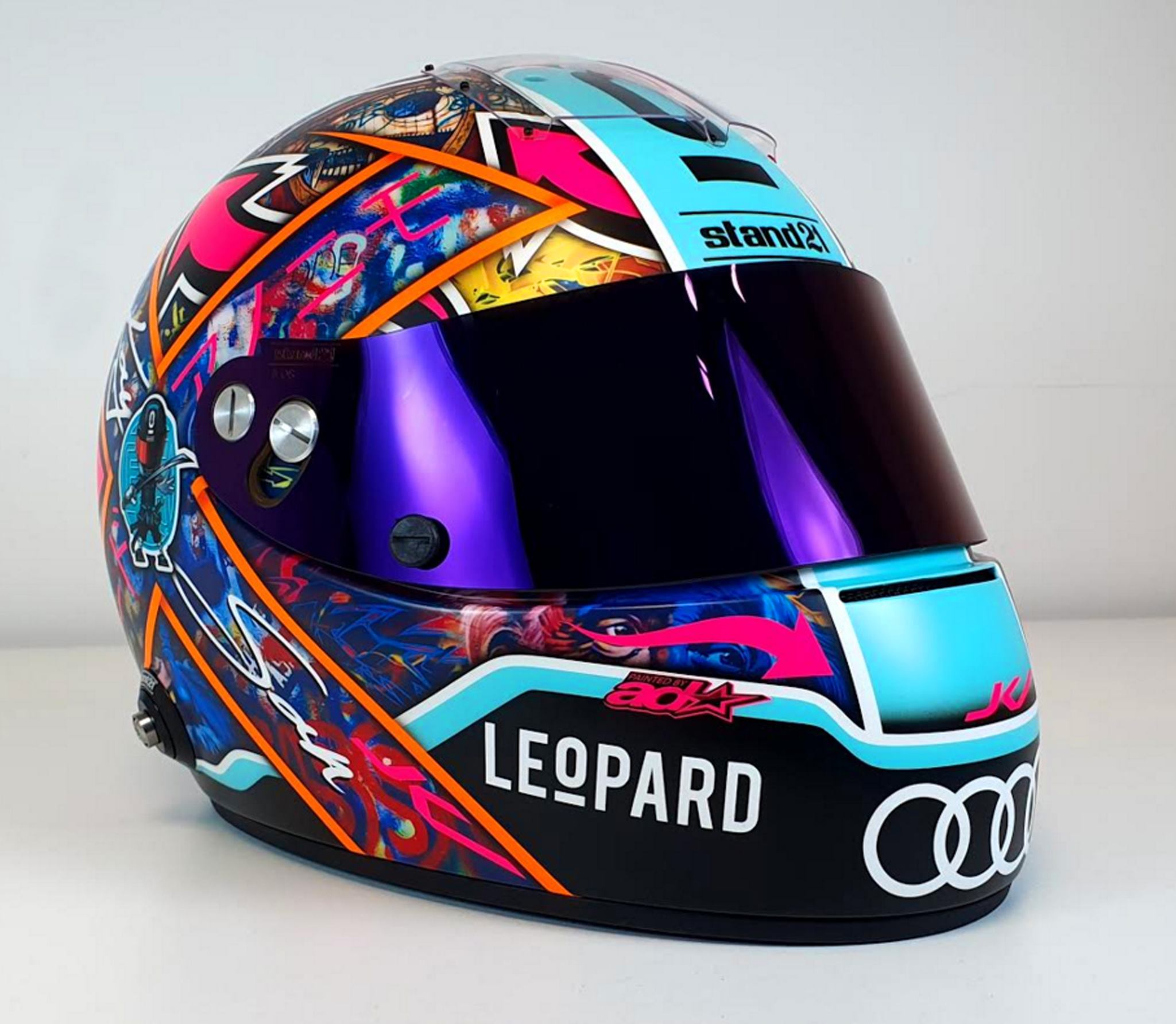 Racing Helmets Garage: STAND 21 Ivos J.K.Vernay 2020 by Aerodiffusion