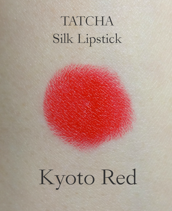 Tatcha Kyoto Red Silk Lipstick swatch
