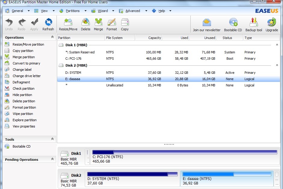 Partition manager edition. Ranish partition manager.