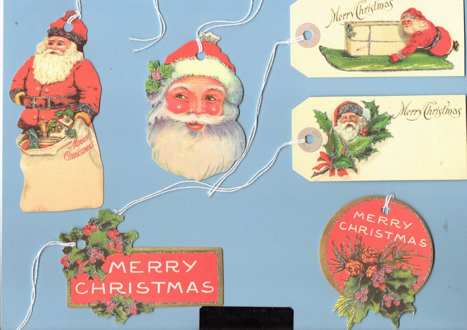 Cartoline D'auguri Di Natale Vintage Personalizzate Per Tag Di Rigalu è Decorazioni Di Vacanze - Foto 6