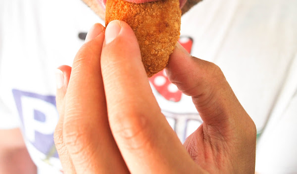 http://www.mylittlebrunch.com/2014/06/creative-food-band-croquetas-caseras-sin-gluten.html #recetassingluten