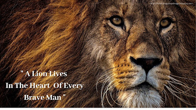 Brave lion Quotes