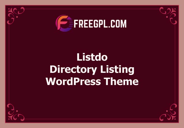 Listdo - Directory Listing WordPress Theme Free Download