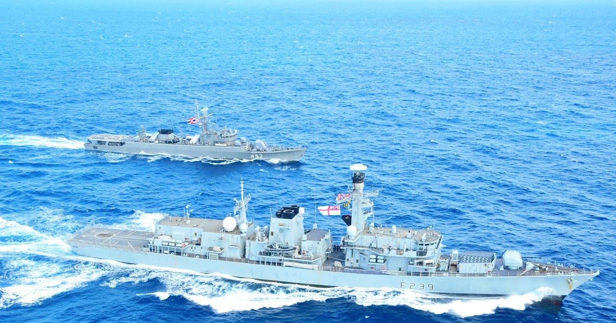30 Juli 2021 HTMS Kraburi 457 and HMS Richmond F239 (photos : RTN) On 24th ...