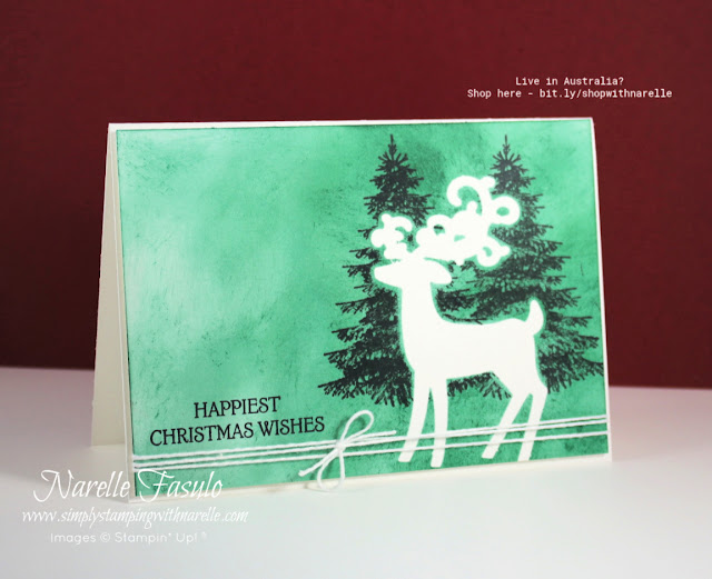 Isn't this stag just amazing! He is part of an equally amazing bundle of a stamp set and matching dies. Check them out here - http://bit.ly/DashingDeerBundle