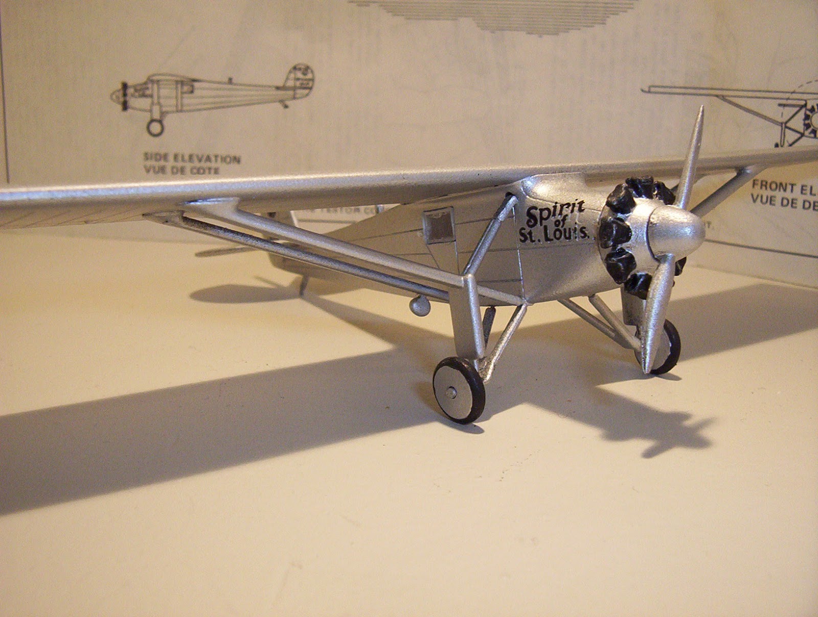 Scale Model Hobby Spirit of St. Louis 172 scale