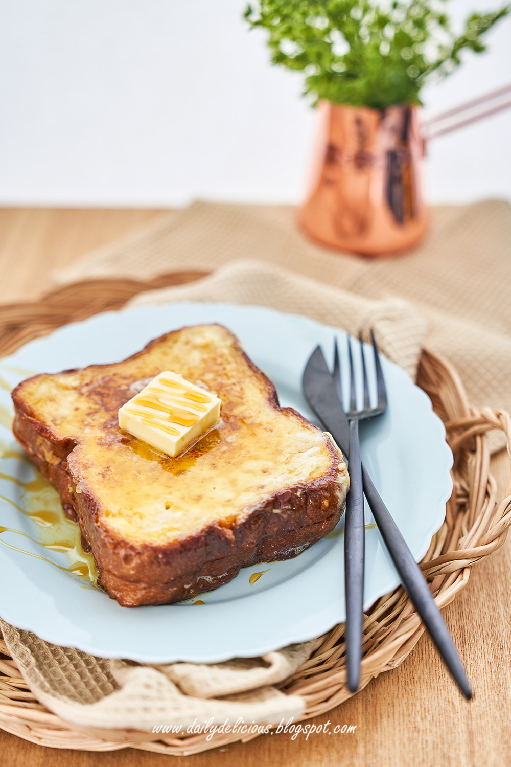 dailydelicious Cooking with children PB&J French Toast