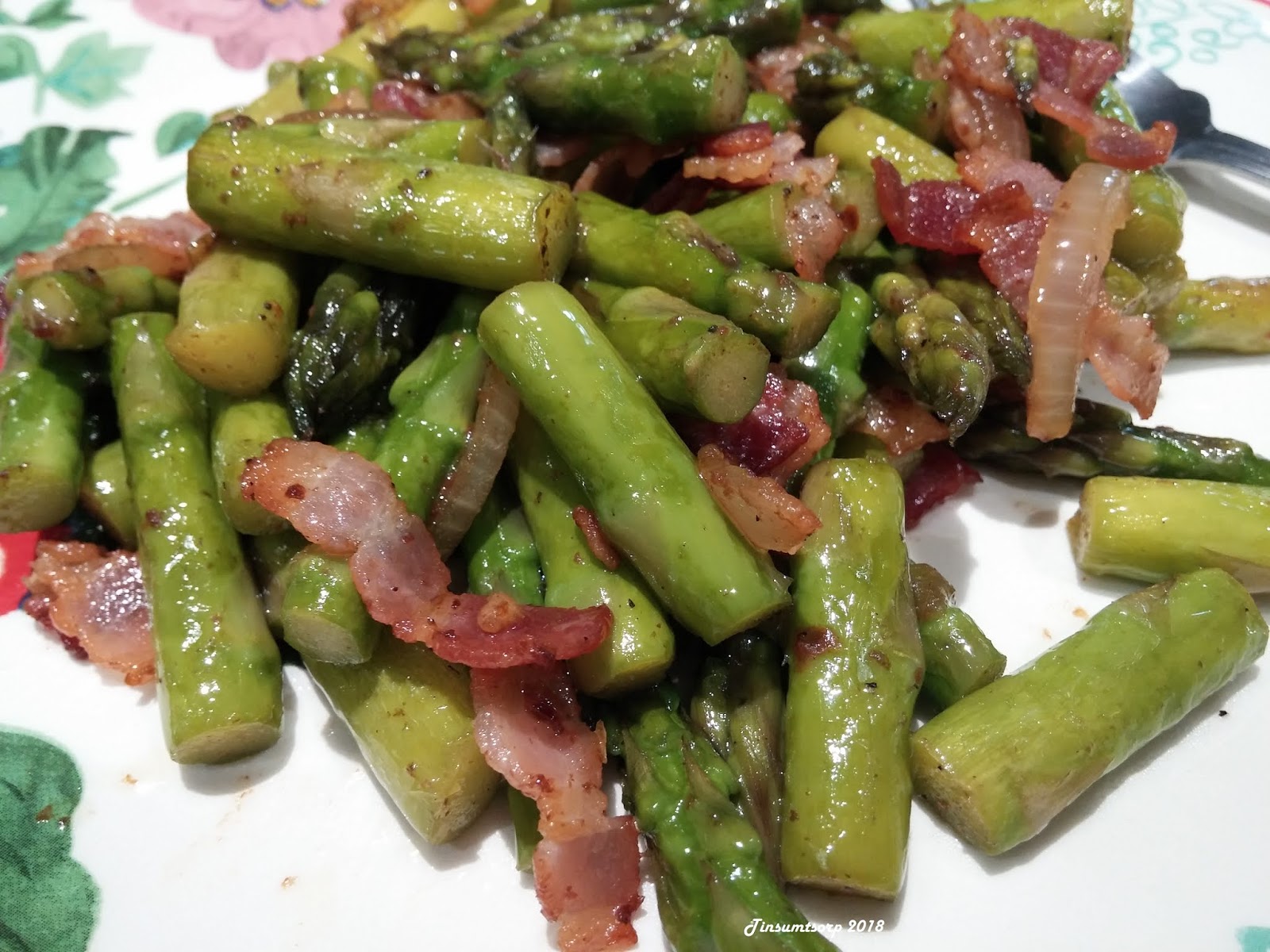 Sauteed Asparagus with Bacon