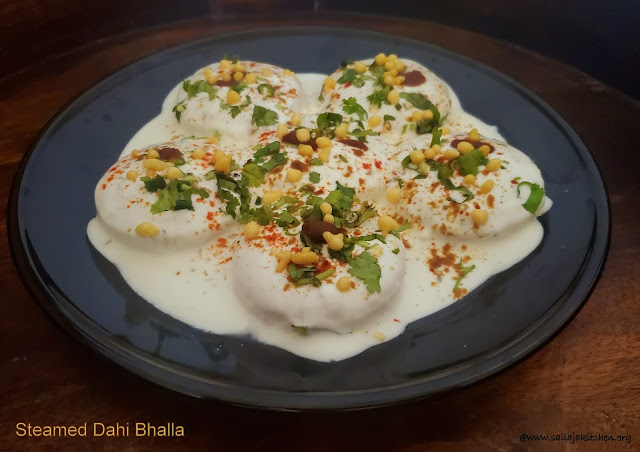 images of Steamed Dahi Vada Recipe / No Fry Dahi Vada / Soft Steamed Dahi Vada Recipe /Steamed Dahi Bhalla