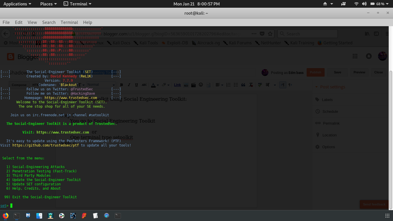 metasploit social engineering toolkit metasploit social engineering toolkit