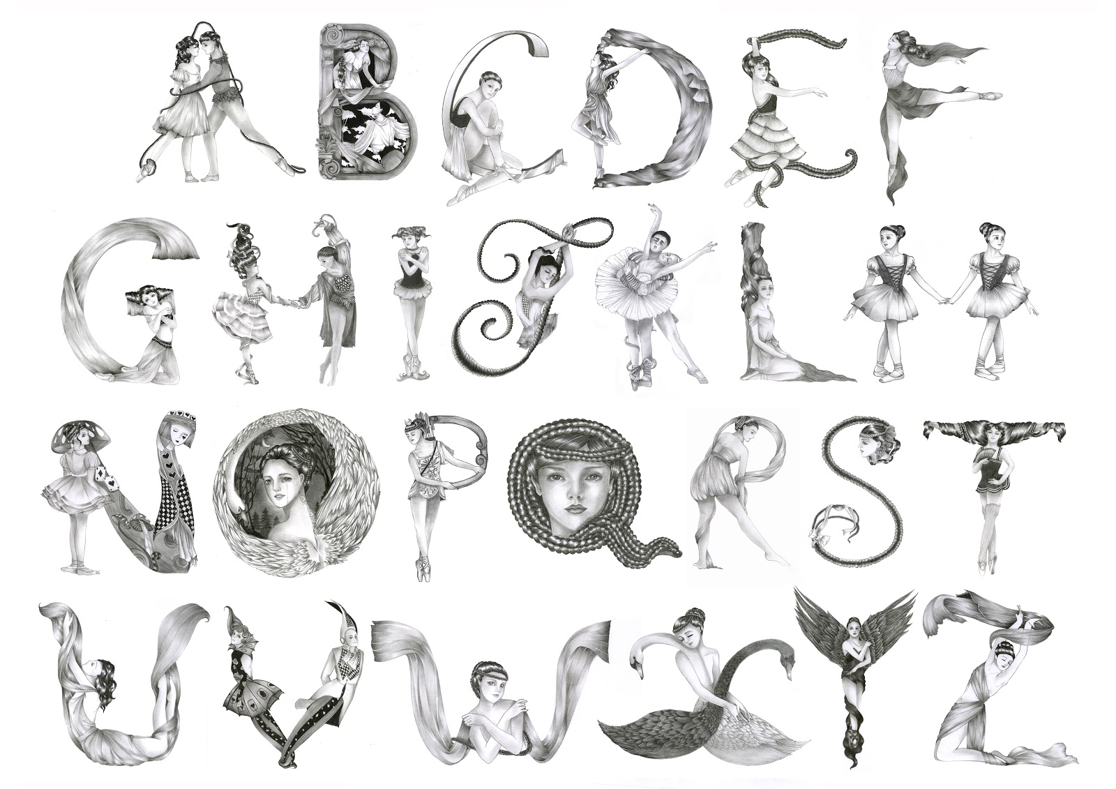 The Soul Pilgrim: the ballerina alphabet