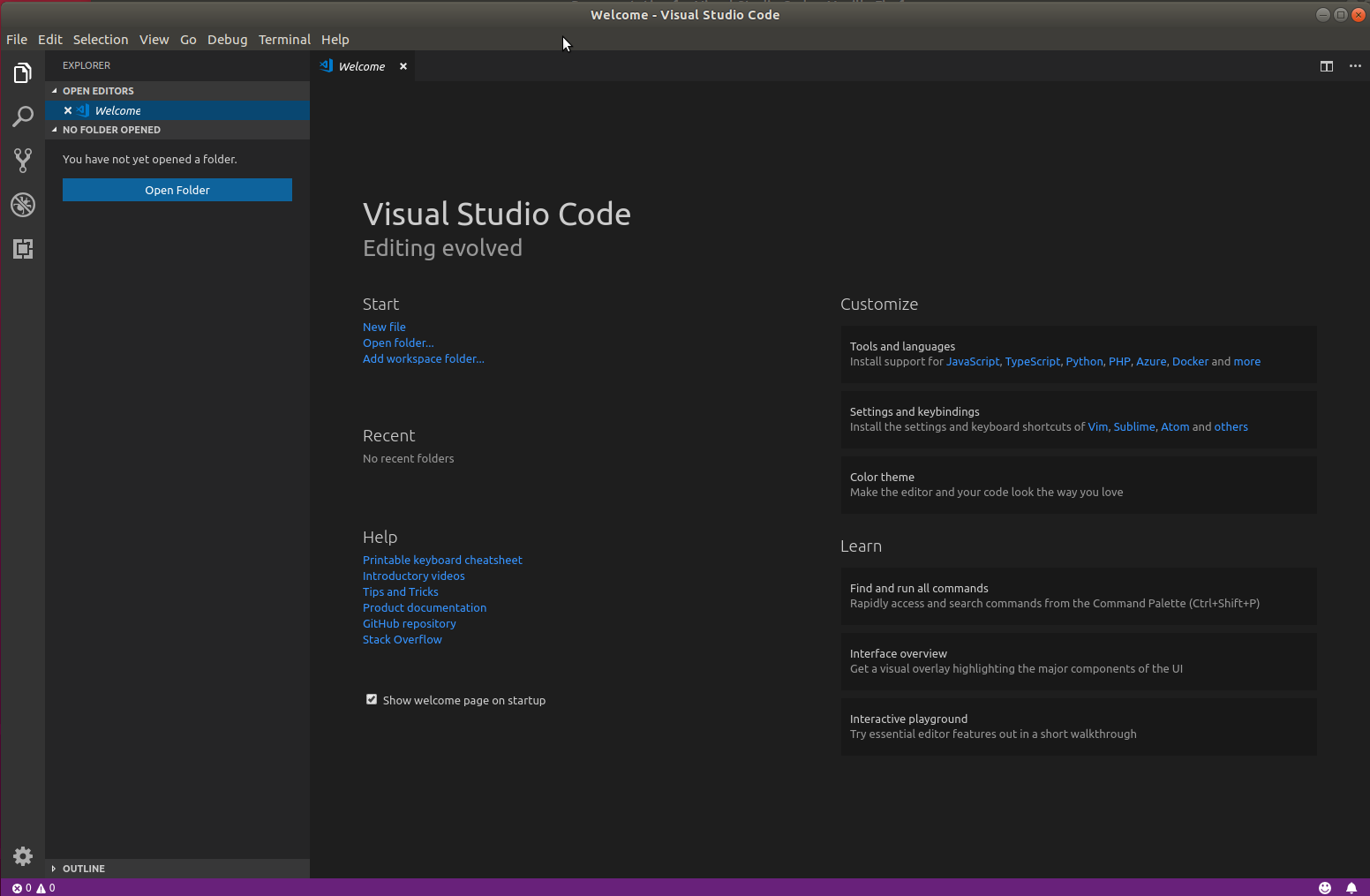 Visual Studio code установка. Создание таблицы в Visual Studio code. Что такое репозиторий Snap в Ubuntu.