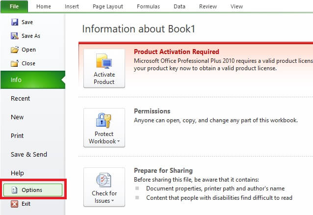 cara mengubah titik menjadi koma di excel