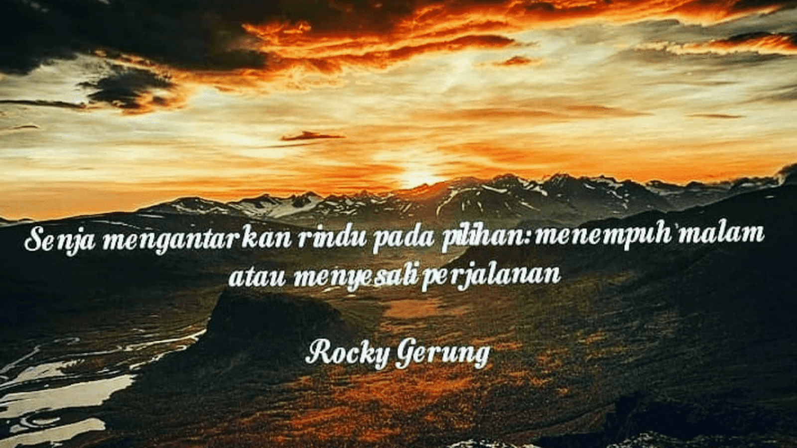 Kata Kata Mutiara Rocky Gerung