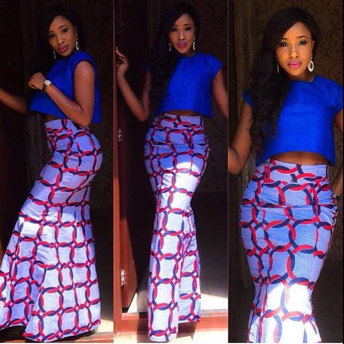 styles for plain and pattern ankara