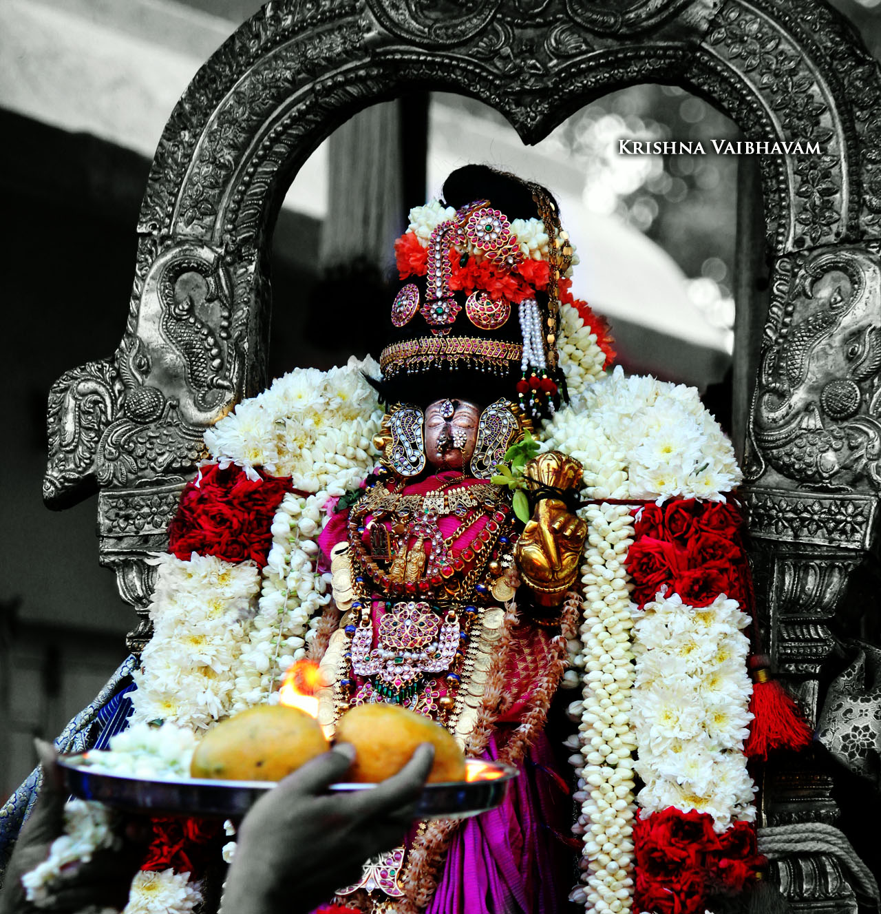 Krishna Vaibhavam: Sri Aandal Thiru Aadipooram Day 02 -Triplicane ...