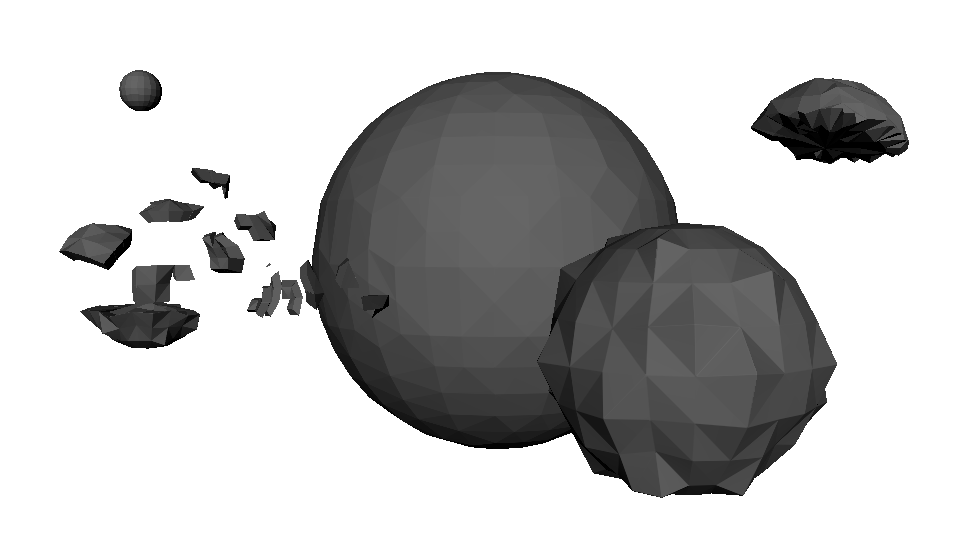 Brad King's Blog Environment Models Low Poly Asteroids Distant