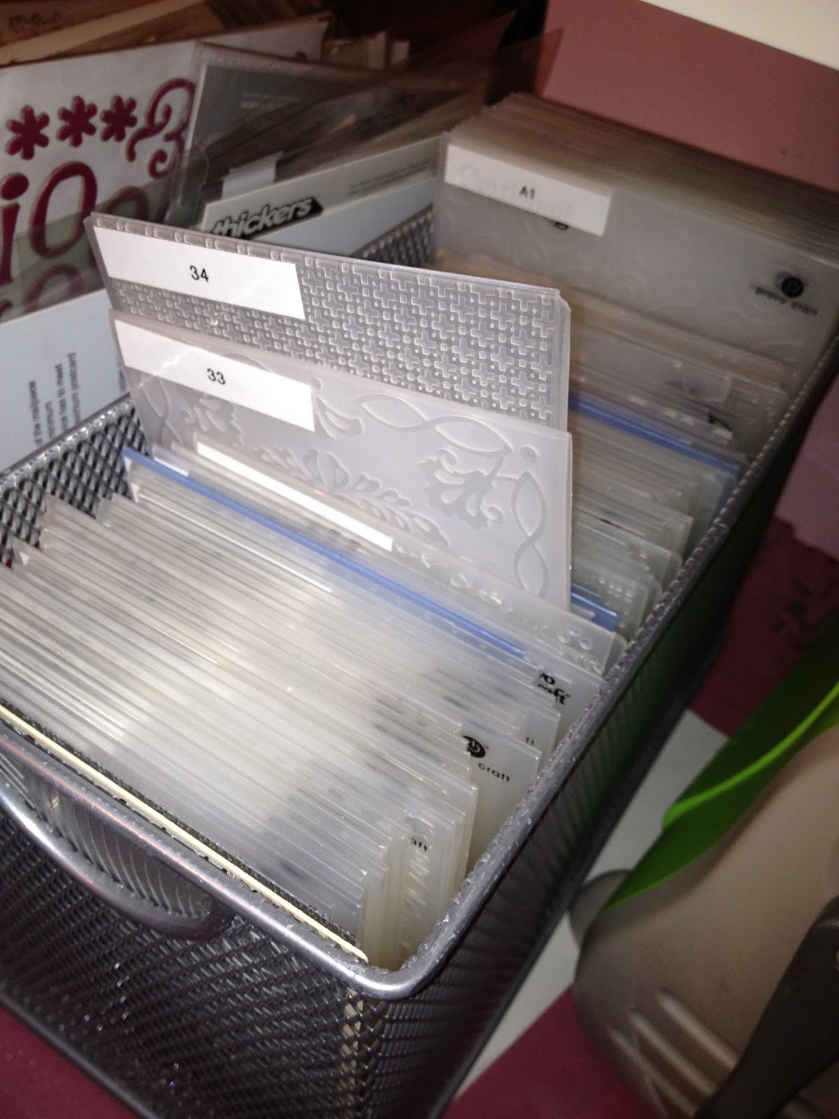 Storage Ideas For Embossing Folders at Derrick Evans blog