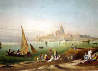 A view of Dwaraka island from the mainland india A view of Dwaraka island from the mainland india