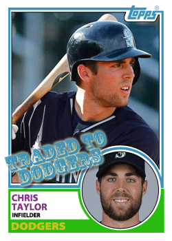 Dodgers Blue Heaven: Welcome to the Blue, Chris Taylor!